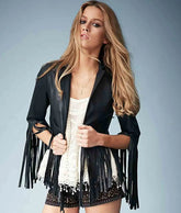 Cheryl Cole Black Leather Jacket