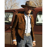 Cry Macho Dwight Yoakam Suede Leather Jacket