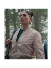 Fate The Winx Saga Elisha Applebaum Beige Bomber Jacket