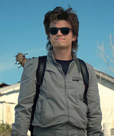 Stranger Things Steve Harrington Grey Bomber Jacket