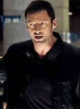 HUGH JACKMAN REAL STEEL LEATHER JACKET