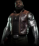Mortal Kombat 11 Jax Brown Leather Vest