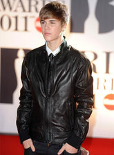 JUSTIN BIEBER THE BRIT AWARDS LEATHER JACKET