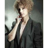 Esther Acebo Grey Cotton Blazer