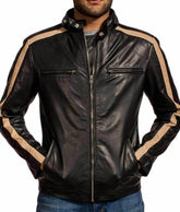 Biker Style Steven Flash Gordon Leather Jacket