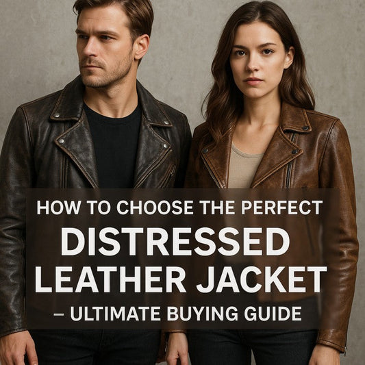 How to Choose the Perfect Distressed Leather Jacket – Ultimate Buying Guide