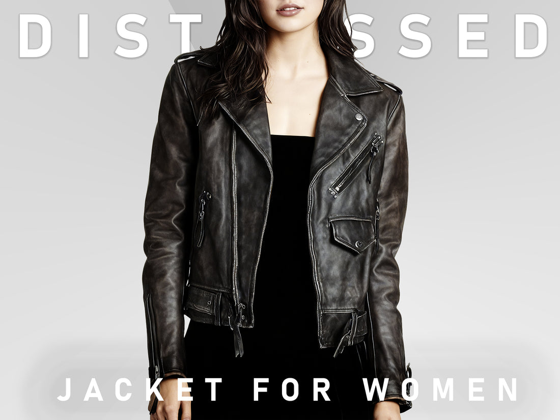 Distressed Jacket For Women