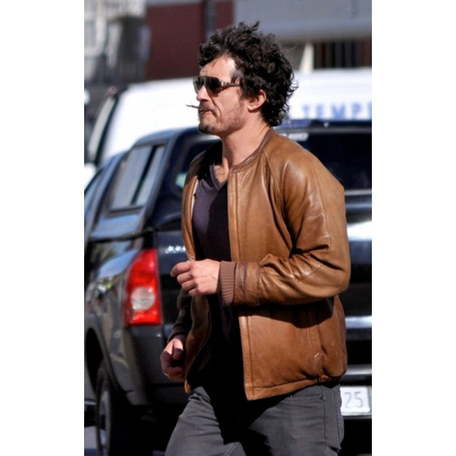 Brian Epkeen Zulu Movie Orlando Bloom Leather Jacket