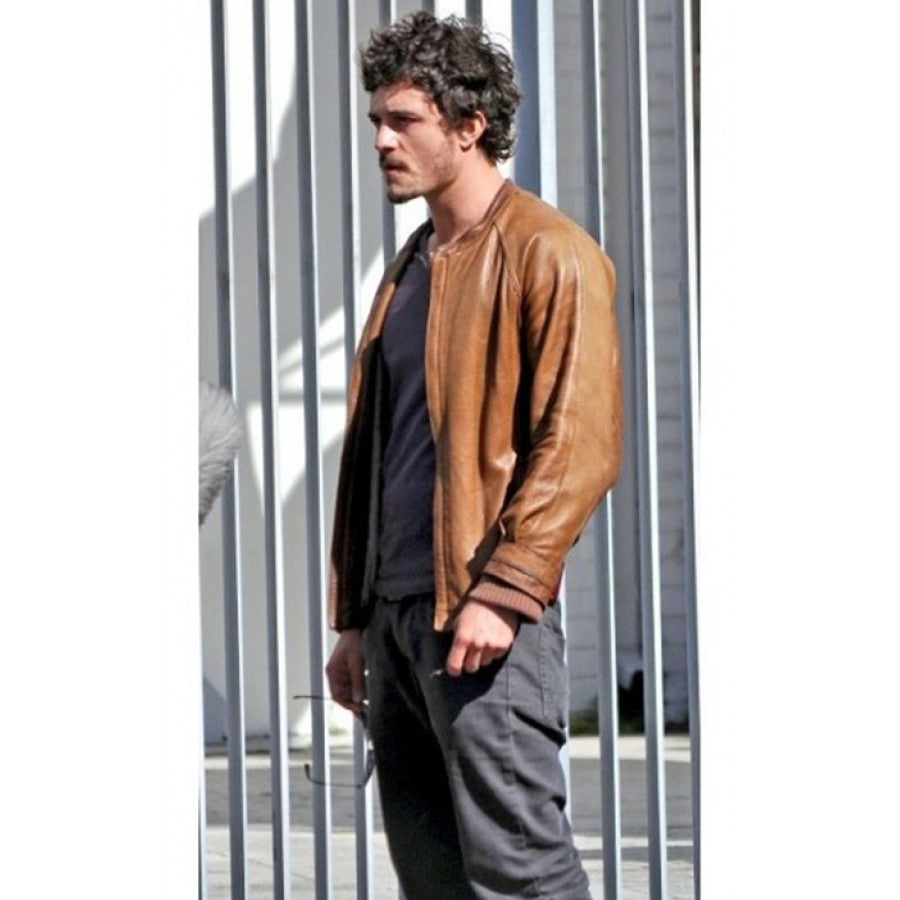 Brian Epkeen Zulu Movie Orlando Bloom Leather Jacket