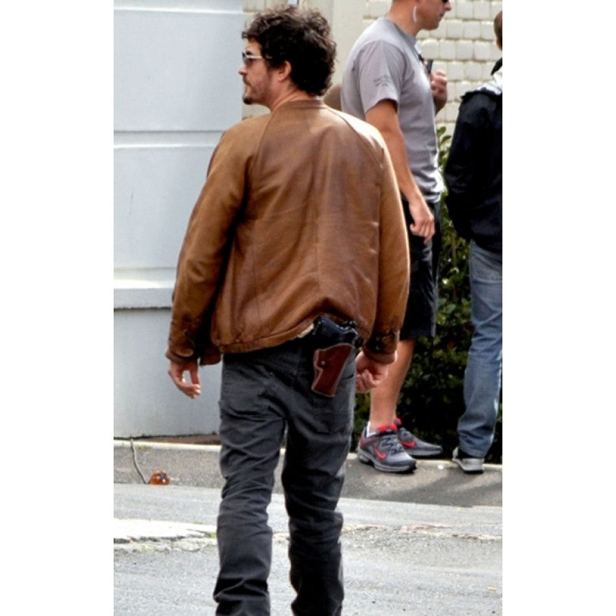 Brian Epkeen Zulu Movie Orlando Bloom Leather Jacket