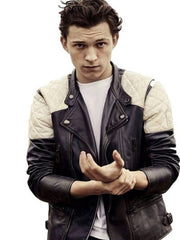 Tom Holland Motor Biker Jacket