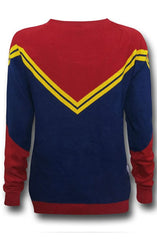 Captain Marvel Womens Costume Sweater