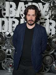 Edgar Wright Baby Driver Blue Coat