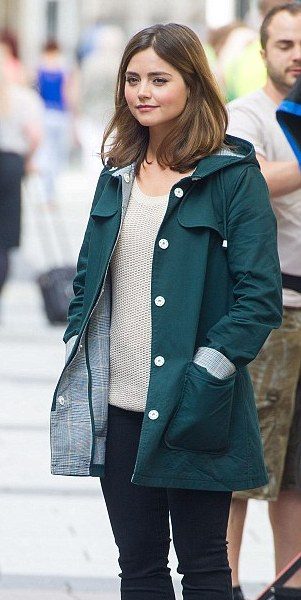 Doctor Who Jenna Coleman Green Coat