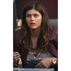 San Andreas Alexandra Daddario Leather Jacket