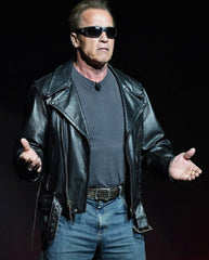 ARNOLD SCHWARZENEGGER BRANDO BIKER JACKET