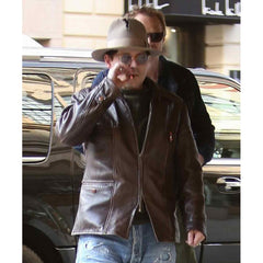 Charles Mortdecai Film Johnny Depp Leather Jacket