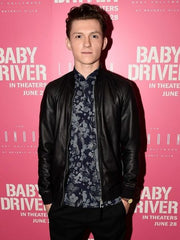 Baby Driver Premier Tom Holland Jacket