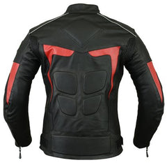 RIDEX Mens LJ-2R Biker Motorbike Motorcycle Leather Jacket CE Armours