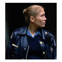 Women Police Angel Eyes Sharon Pogue Leather Jacket