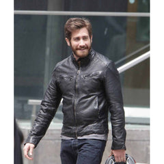 Jake gyllenhaal blue leather jacket best sale