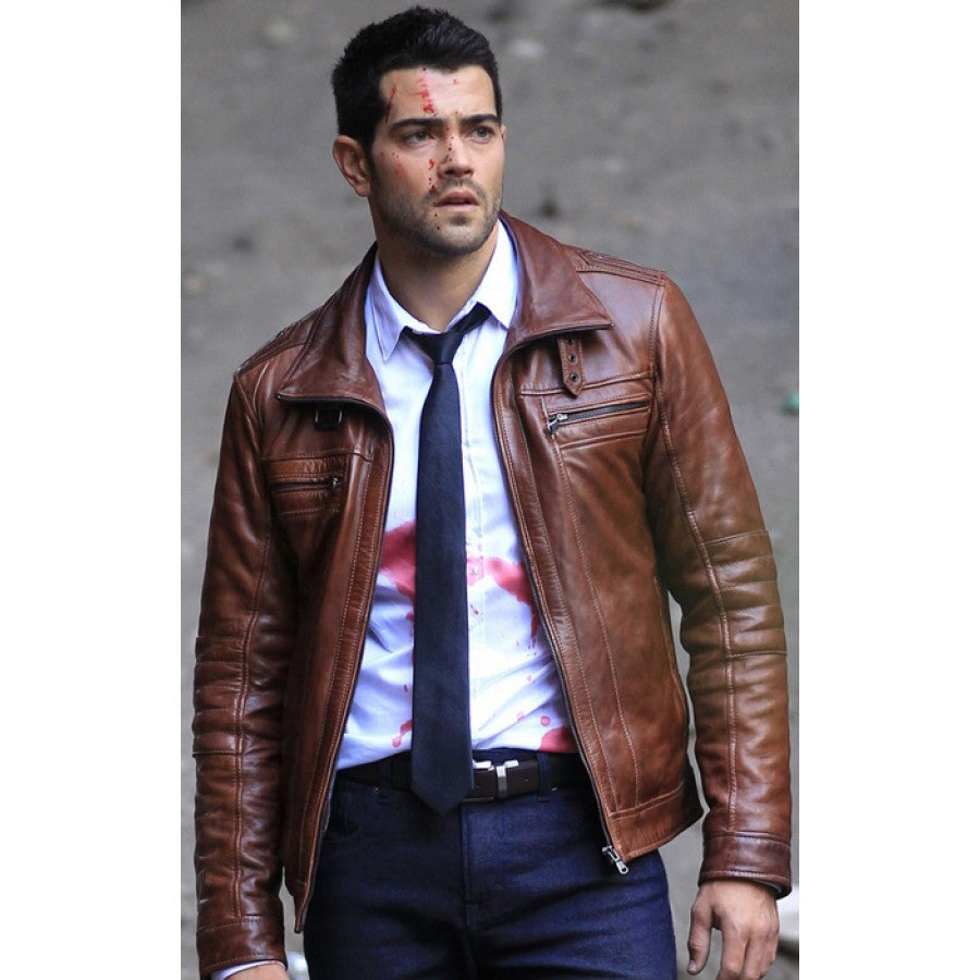 Jesse Metcalfe Dead Rising Watchtower Leather Jacket