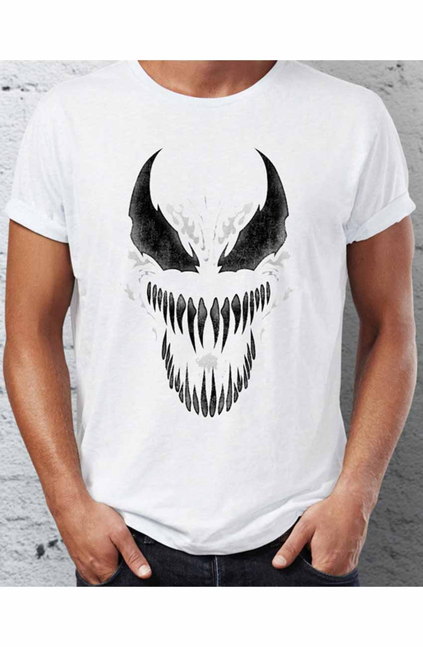 Venom Logo White T-Shirt