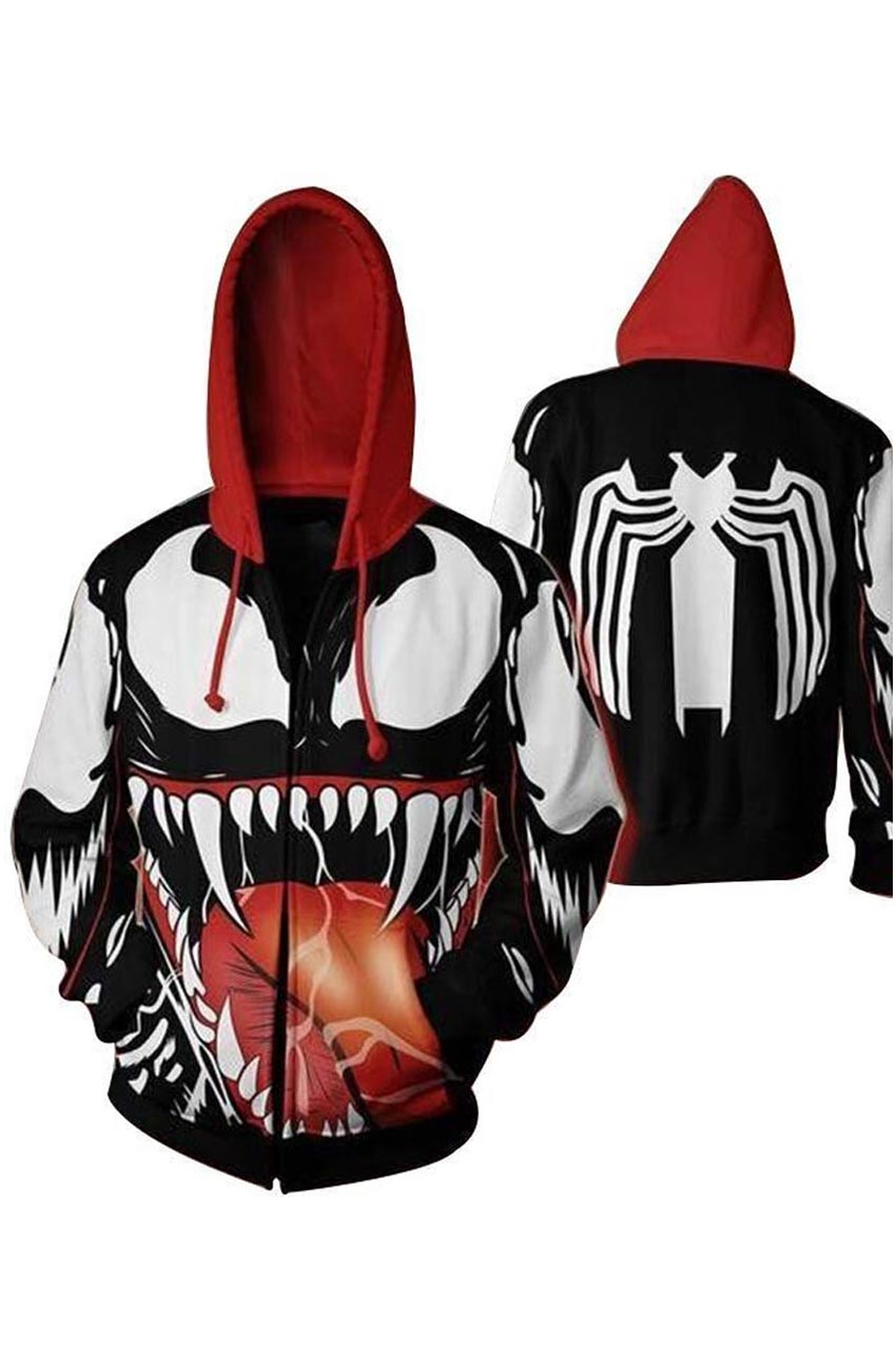 Venom Zip Up Hoodie