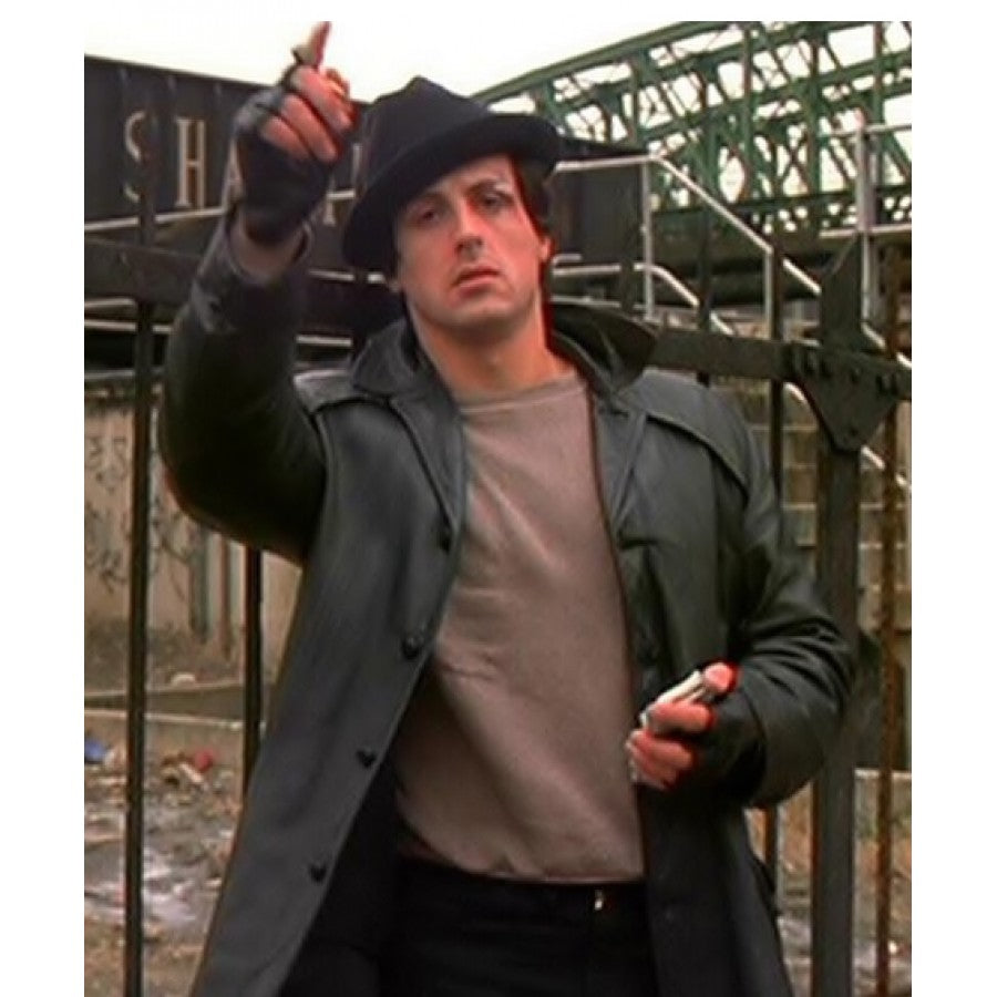 Sylvester Stallone Rocky Balboa Leather Blazer Jacket