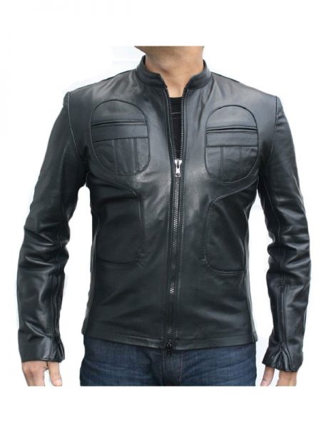 Classic Men Fashion Black Point Jacket