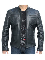 Classic Men Fashion Black Point Jacket