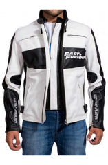 Fast and Furious 7 Movie Dominic Toretto Racer Leather Jacket