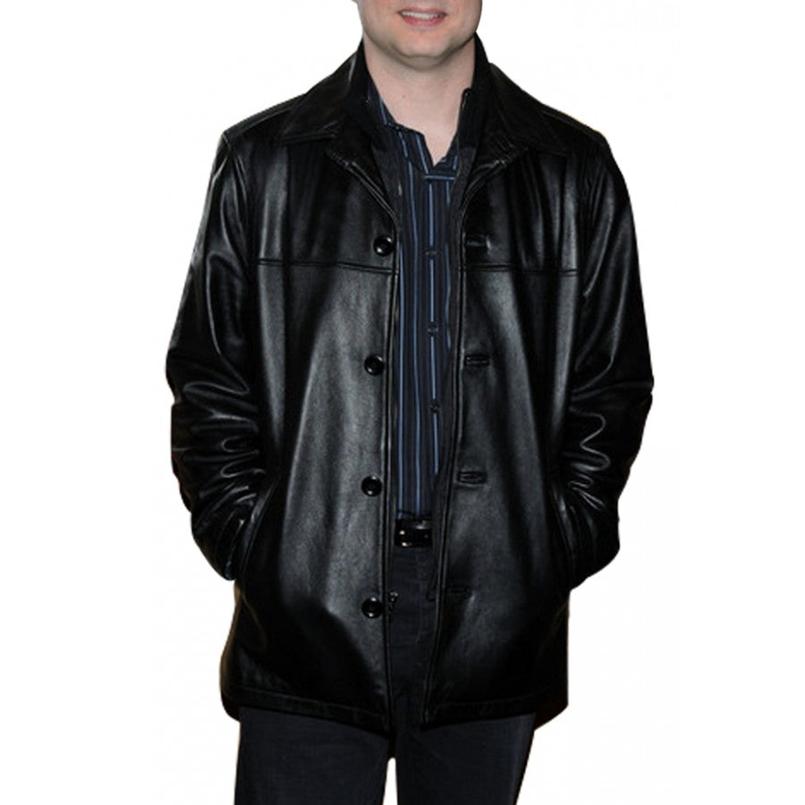 Paul Blart Mall Cop 2 Kevin James Black Leather Jacket