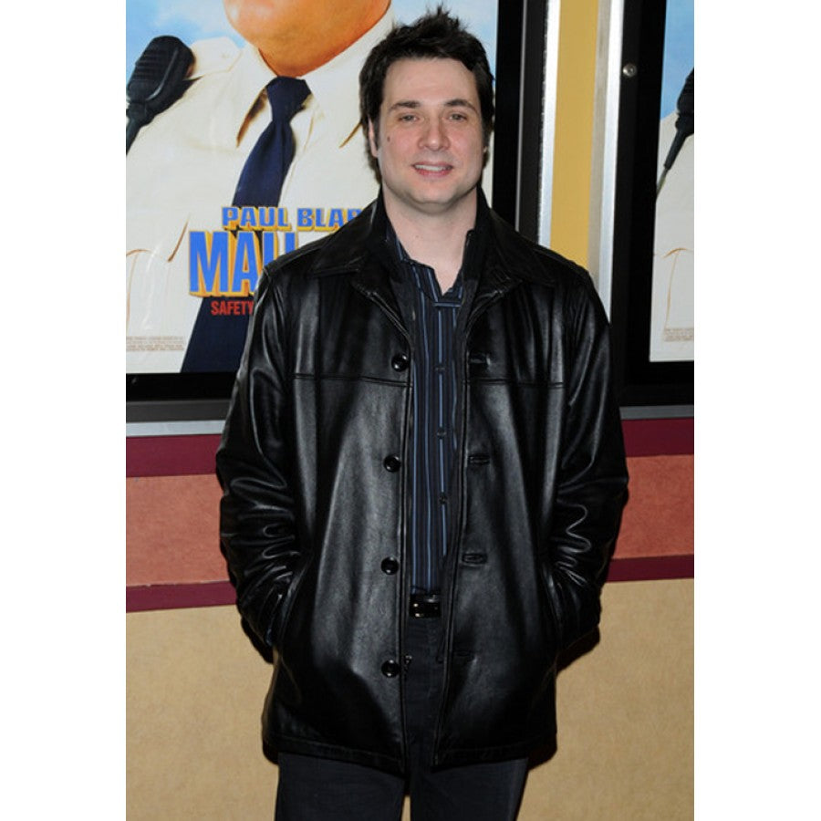 Paul Blart Mall Cop 2 Kevin James Black Leather Jacket