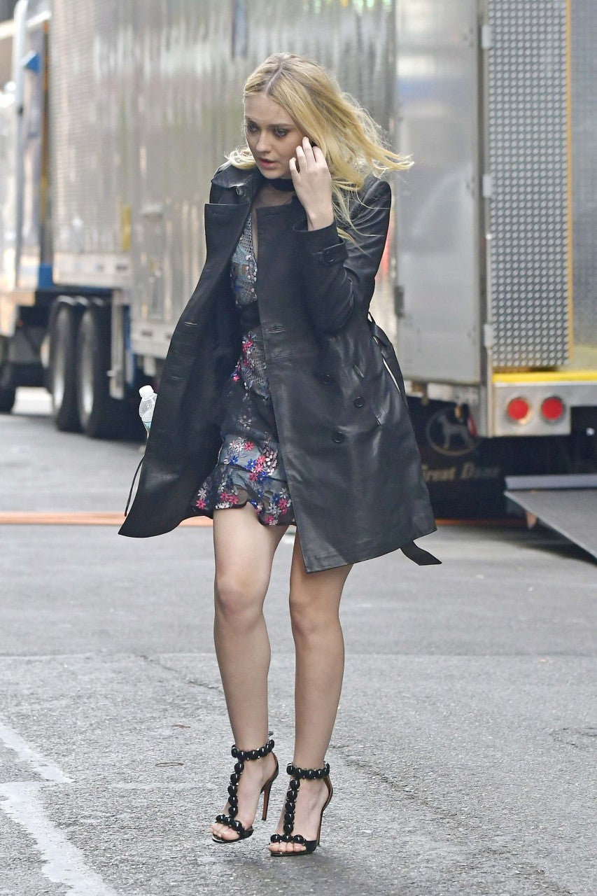 DAKOTA FANNING OCEAN 8 COAT