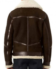 Power 50 Cent (Kanan) Mekai Shearling Brown Leather Jacket