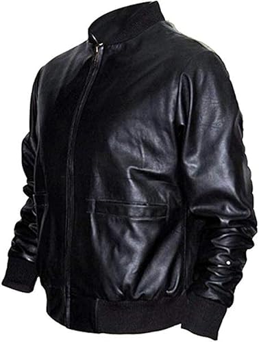 Rocky Leather Jacket - Men's Rocky Balboa Black Jacket