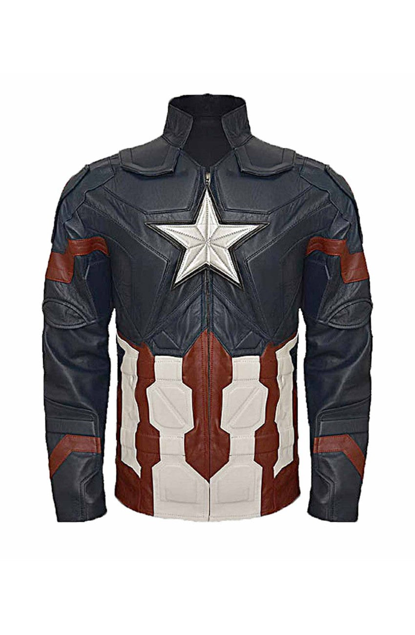 Age of Ultron Captain America Jacket "Free T-Shirt"