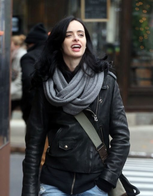 JESSICA JONES KRYSTEN RITTER BIKER JACKET