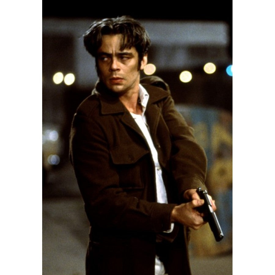 Benicio Del Toro The Way of The Gun Brown Jacket