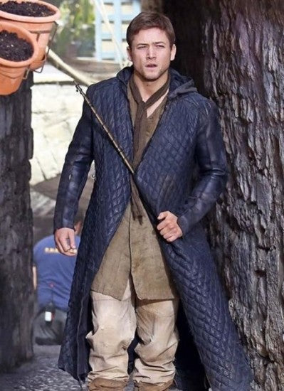 TARON EGERTON ROBIN HOOD COAT