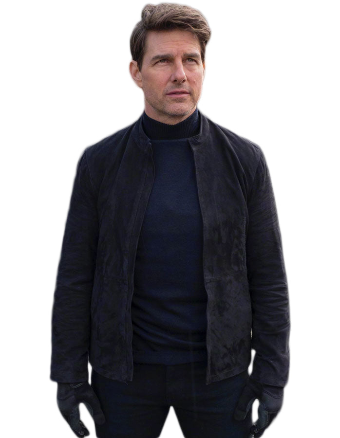 TOM CRUISE MISSION IMPOSSIBLE 6 SUEDE LEATHER JACKET