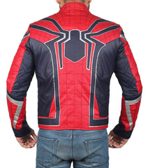 Avengers Spiderman Infinity War Leather Jacket