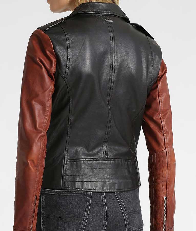 WOMAN SLIM FIT BIKER JACKET