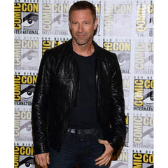 Aaron Eckhart Adam Frankenstein Leather Jacket