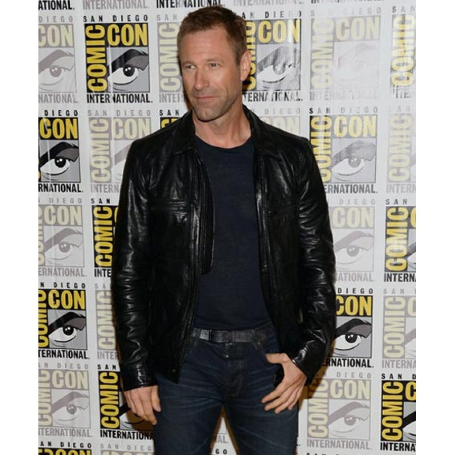 Aaron Eckhart Adam Frankenstein Leather Jacket