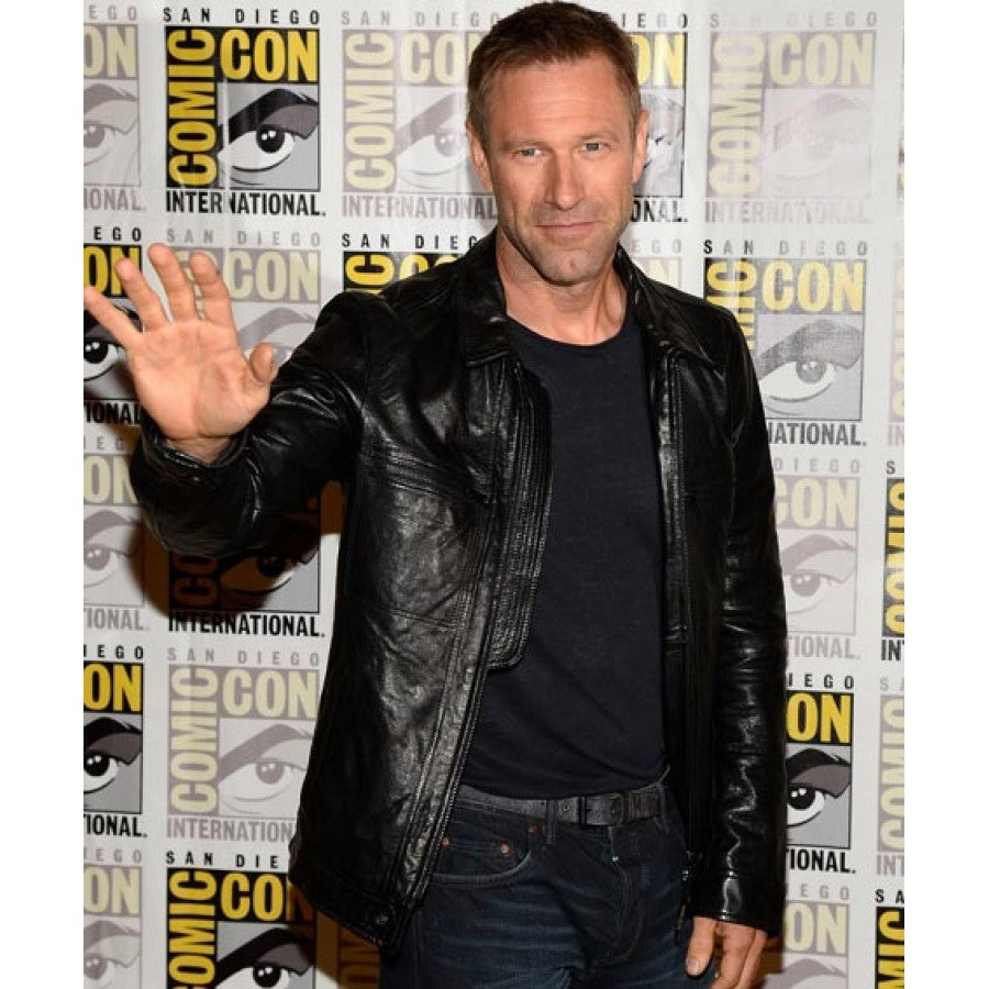 Aaron Eckhart Adam Frankenstein Leather Jacket