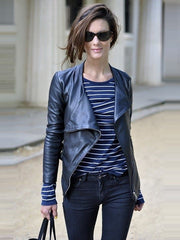 ACTRESS SANDRA BULLOCK LEATHER JACKET