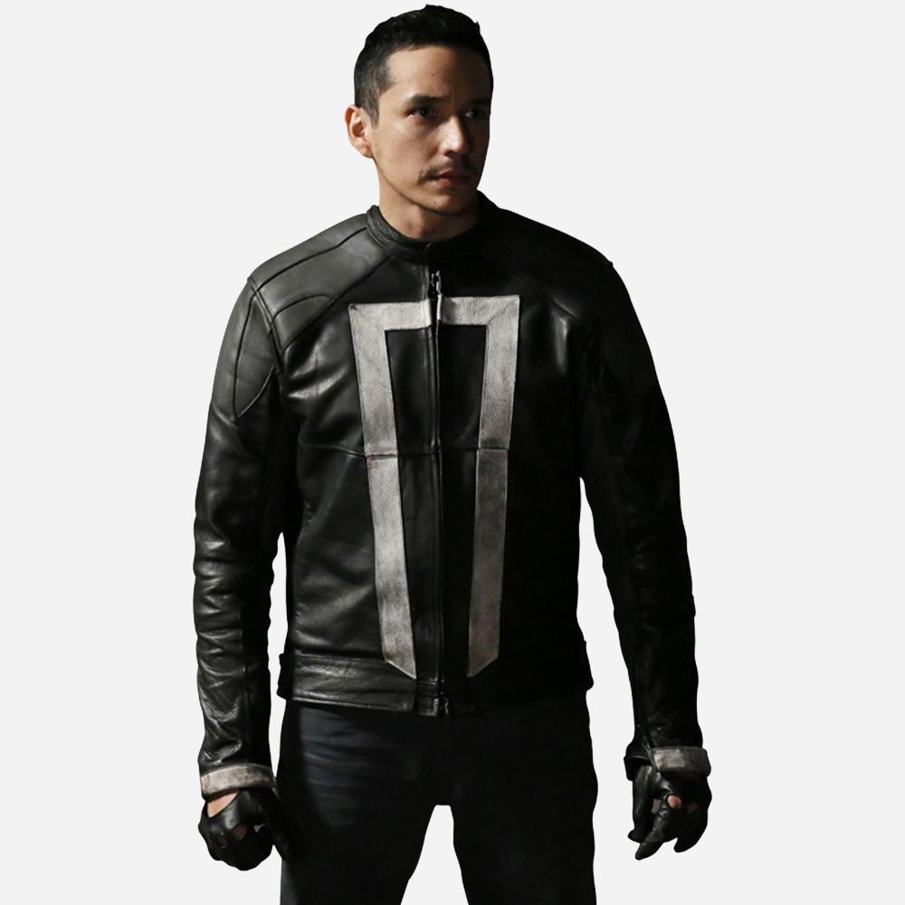 Agent Of Shield Ghost Rider Leather Jacket