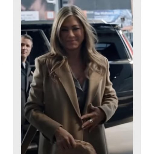 Jennifer Aniston Beige Cotton Coat